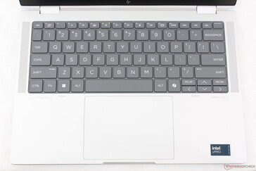 The gray keycaps and white font contrast well together