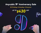 Anycubic announces a new sale. (Image source: Anycubic)