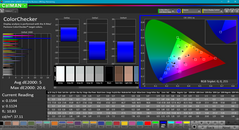 ColorChecker before calibration