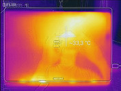heat map front (idle)