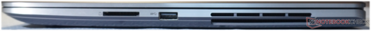 Right: SD card slot, USB-A (10 Gb/s)