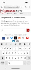 Gboard in portrait mode