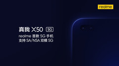 The Realme X50&#039;s new promo image. (Source: Weibo)