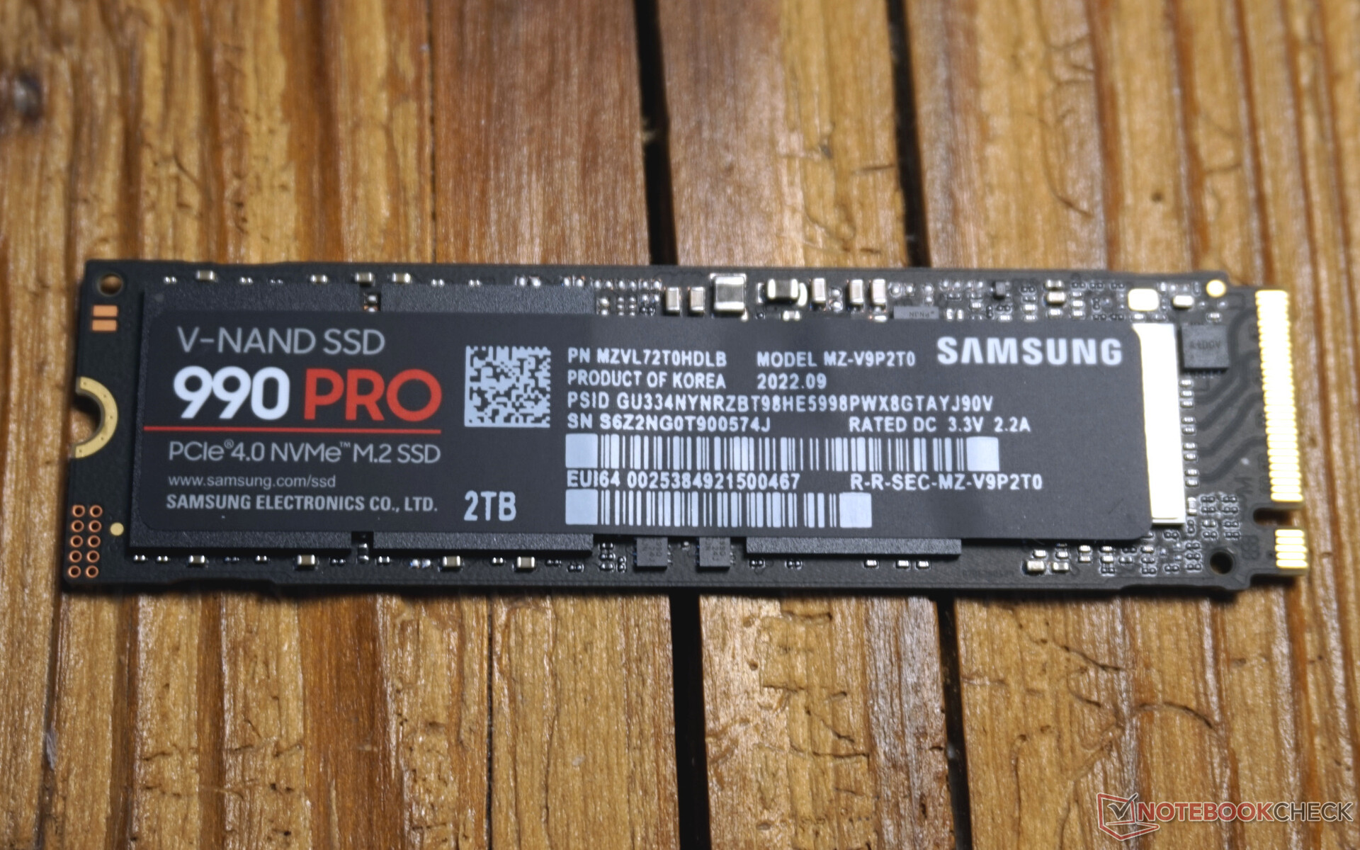 SAMSUNG SSD 990 PRO 2To M.2 NVMe PCIe 4.0 BE (P)