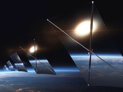 A representation of the satellite constellation that will be sent into space by Reflect Orbital. (Image source: Reflect Orbital)