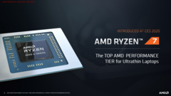 AMD 7 nm Renoir accomplishes what Intel couldn't do with 10 nm Ice Lake Core i7-1065G7 or 14 nm Comet Lake-U Core i7-10710U (Image source: AMD)