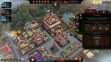 An image showing a city in Against the Storm.