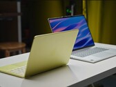 The Apple MacBook Neo weighs 2.7 lbs. (1.23 kg) while the Lenovo IdeaPad Slim 5x comes in at 3.3 lbs. (1.48 kg).