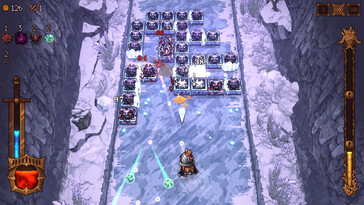 Pictured: A gameplay screenshot from BALL x PIT.