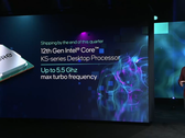 Intel showcased the Core i9-12900KS in January at CES 2022. (Image source: Intel)