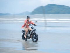 The Cyrusher Scout e-bike has up to 112 miles (~180 km) assistance range. (Image source: Cyrusher)