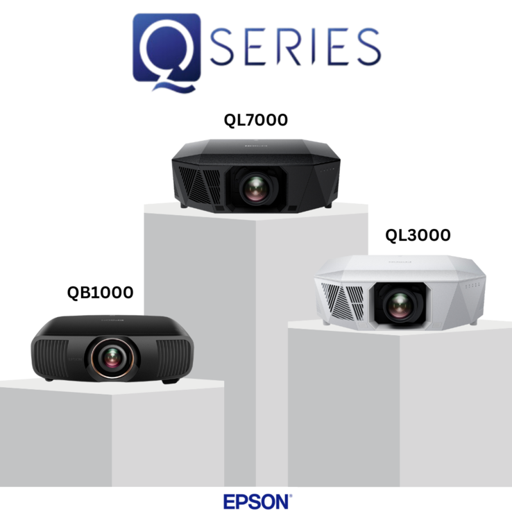 The Epson Q series projectors. (Image source: Epson)