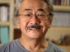 A close-up picture of Final Fantasy composer Nobuo Uematsu (image source: Red Bull)
