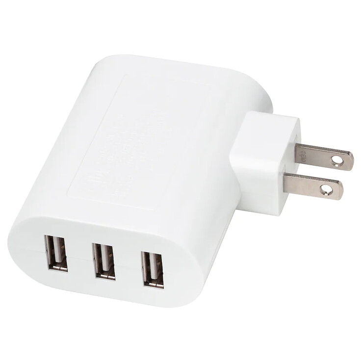 The IKEA SMAHAGEL 3-port USB charger. (Image source: IKEA)