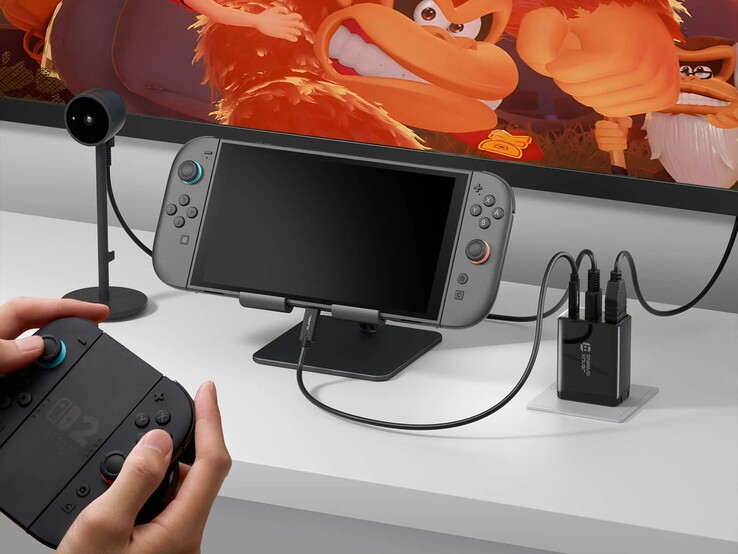 The OmniCentro Charger Dock for Switch 2 is a smaller and cheaper alternative to the official Switch 2 dock. (Image source: JSAUX)