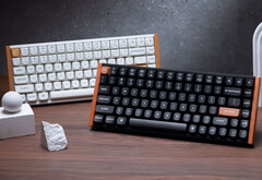 Keychron K2 HE in black and white