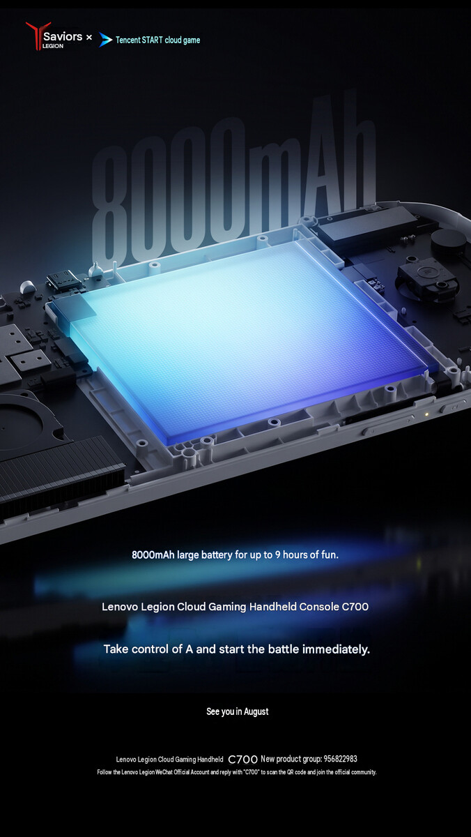 The battery capacity teaser of the handheld (machine translated)