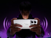 The Legion Y70 2026 will be released in China on May 19. Pictured: a promo picture showing the white color option of the phone.