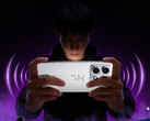 The Legion Y70 2026 will be released in China on May 19. Pictured: a promo picture showing the white color option of the phone.