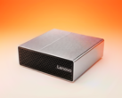 The Lenovo SFF RTX Spark has a minimal dual-tone finish.