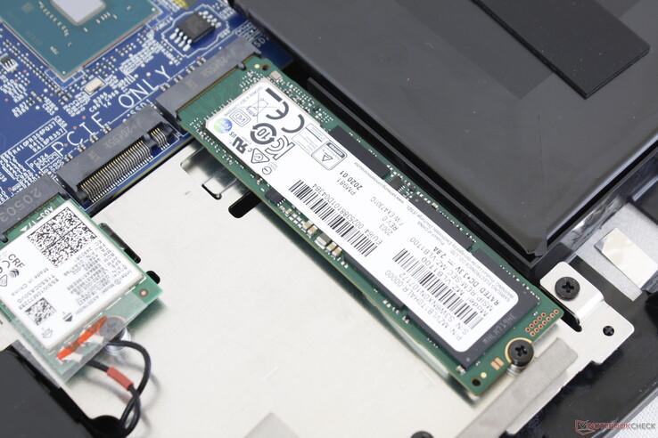 Two internal M.2 2280 PCIe x4 slots for RAID configuration. There are no 2.5-inch SATA III bays