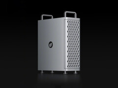 The Omini Pro starts at around $435. Pictured: a promo picture of the mini PC. (Image source: Orico - edited)