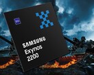 The Samsung Exynos 2200 is expected to offer ray-tracing technology in supported games. (Image source: Samsung - edited (Exynos 2200 mockup))