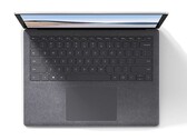 The Surface Laptop 4 features an Alcantara keyboard deck. (Source: Microsoft)