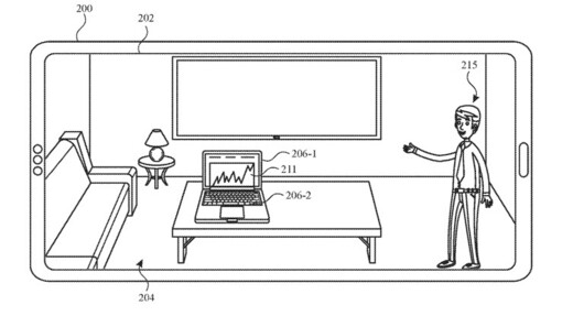 Detail from the patent showing an Apple Store Personal Shopper