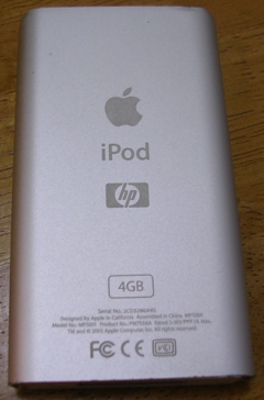 HP previously partnered with Apple in 2004 to resell its iPod with HP branding. (Source: Wikipedia)