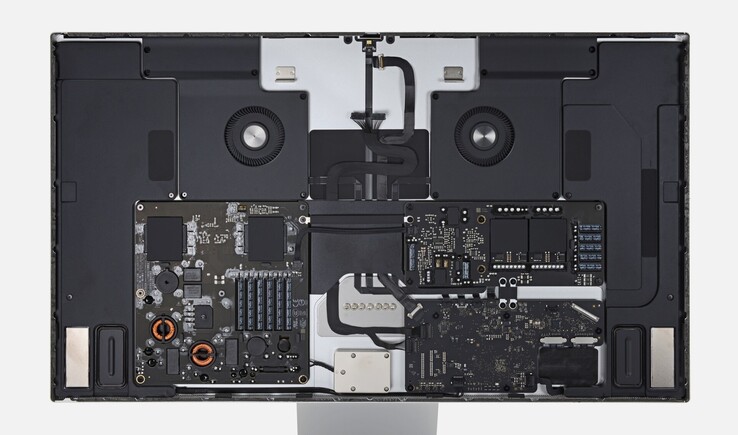 The Studio Display with its 27-inch panel removed. (Image source: iFixit)