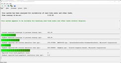 Maximum latency after ten seconds of Prime95