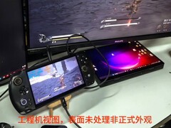 The GPD Win 5 in one of its two apparent launch colours next to a GPD Duo. (Image source: GPD via Cary Golomb)