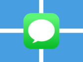 Apple's iMessage is now available on Windows... sort of. (Image: Windows logo and iMessage logo)