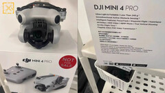 The Mini 4 Pro and its retail packaging. (Image source: @Quadro_News)