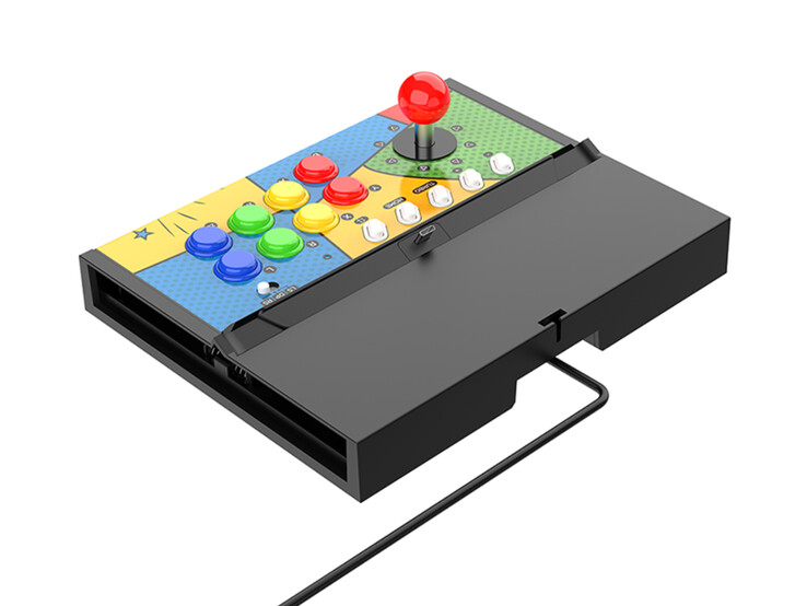 The Legion Y700 Arcade Dock can also be used without its side and front panels.