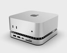 RayCue's latest product is a fairly compact solution for adding more ports and storage to the new Mac mini. (Image source: RayCue)