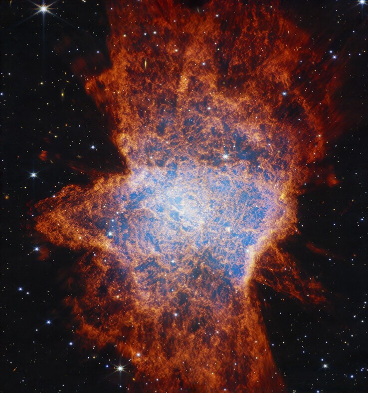 Near-infrared image of planetary nebula NGC 6072 (Image source: NASA, ESA, CSA, and STScI)