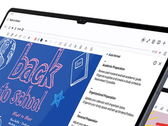 A notched tablet screen. (Image source: Samsung)