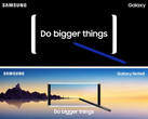 Official advertising material for the Note 8, according to Evan Blass. (Source: @evleaks | Twitter)