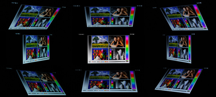 Viewing angle stability of the Samsung Galaxy S23 Ultra