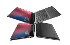 Dell Inspiron 13 7000 2-in-1 showing the stylus accessibility in different layouts. (Source: Dell)