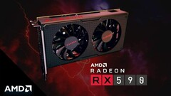 AMD&#039;s Radeon RX 590 is a competitive challenger for the new Nvidia GeForce GTX 1660. (Source: eTeknix)
