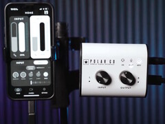 The Blackstar Polar Go audio interface allows musicians and creators to record and stream stereo recordings with a smartphone from any location. (Image source: Blackstar Amplification)