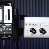 The Blackstar Polar Go audio interface allows musicians and creators to record and stream stereo recordings with a smartphone from any location. (Image source: Blackstar Amplification)