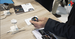 The Huawei Watch D2 was on show at Medica 2024. (Image source: Medica)