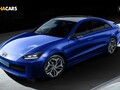 An automotive YouTube channel has released new render pictures of Hyundai's upcoming electric sedan called the Ioniq 6 (Image: GotchaCars)