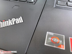 ThinkPad E480 (left) vs. ThinkPad E485 (right)