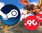 Immortals Fenyx Rising is 90% off on Steam until March 13 and costs $3.99. (Image source: Steam)
