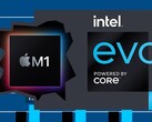 Intel has been targeting the Apple M1 chip in a series of slides to promote Intel Evo-badged laptops. (Image source: Intel/Applesutra - edited)